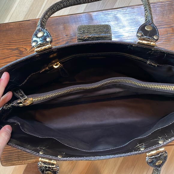 Vintage Miu Miu cracked leather carpet bag - collectors item. - Picture 3 of 3